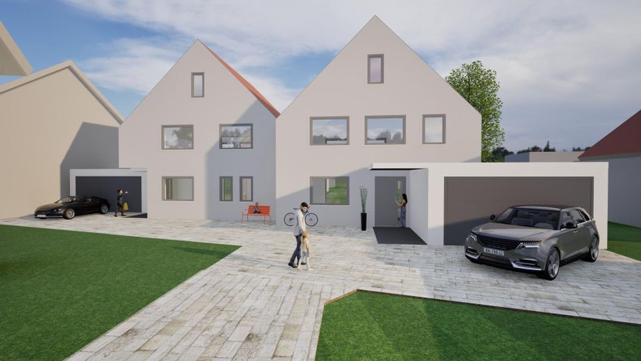 No commission: 2 building plots with preliminary building permit for semi-detached houses – also available individually from €179,000 – Photo 9