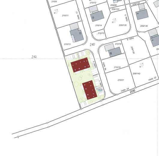 Wunderschöne 3,5-Zimmer-OG-Neubauwohnung in Randlage in Heldenstein – Lageplan