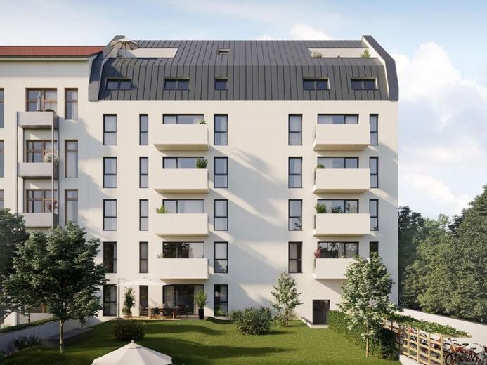 NEUBAUPROJEKT LANGE 30 – Lichtdurchflutete 2-Raum-Wohnung mit Loggia und edlem Parkettboden – Foto 1