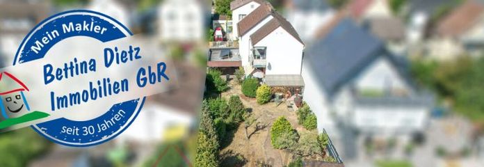 DIETZ: Doskonale utrzymany dom dwurodzinny z ogrodem, piwnicą i sauną – w pełni wynajęty – w Weiterstadt