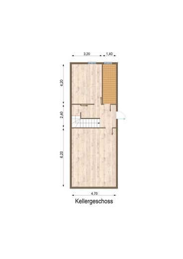 Ladenfläche  EG/KG ges. 208 m² – Kellergeschoss