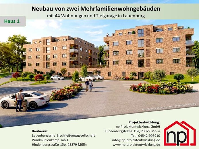 3 Zimmer STG Neubau-Eigentumswohnung 1.21 – Bauherr & Projektentwickler