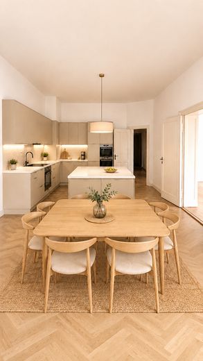 Vistas directas al Spree | 107 m² disponibles para ocupar | Ascensor | Sin comisión | 3–4 habitaciones – Visualisierung Küche