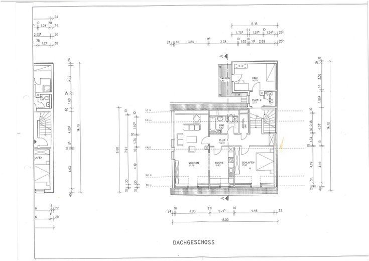 Denkmalgeschütztes Wohn- und Geschäftshaus direkt gegenüber dem Schloss Klippenstein – GR Altbau 2.OG