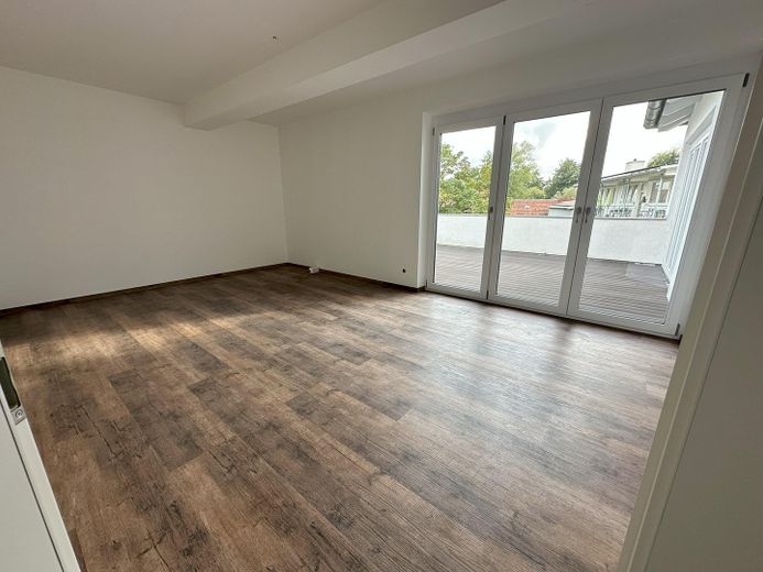 Schlafen, zur Dachterrasse