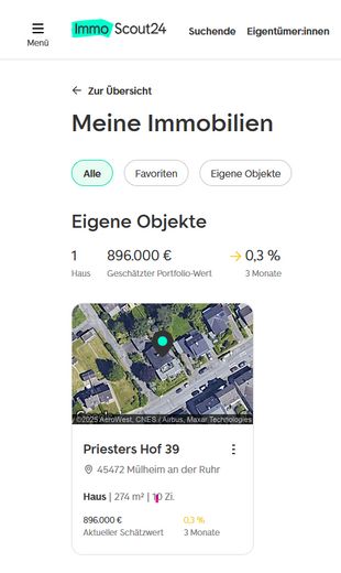 Einwertung durch Immoscout