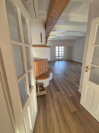 Landhaus unweit von Schwerin - Nachlaß bei zügiger Übernahme – EG Blick ins Wohnzimmer
