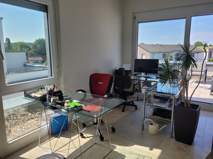 Arbeitsbereich in der Galerie