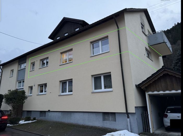 125 m² Kapitalanlage in Bad Wildbad - deutlich unter Markt vermietet | Garage | Kamin | Balkon – Ansicht