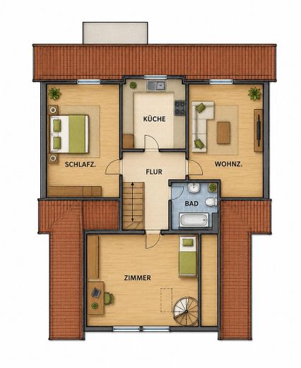¡Primera ocupación tras la renovación! ¡Hogar para su familia :) – Dachgeschoss