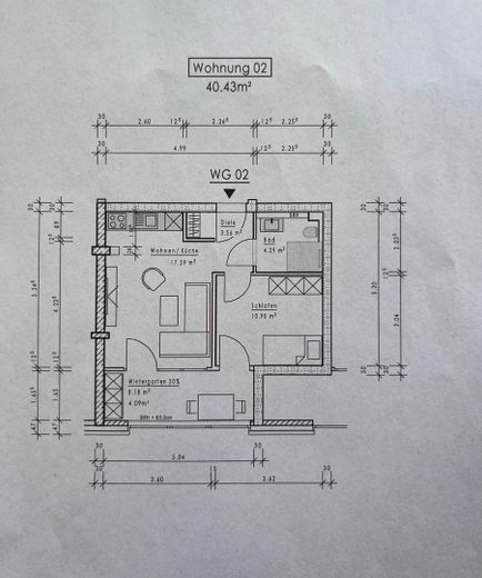 Encantador apartamento de 2 habitaciones con jardín de invierno en OS-Gartlage – Foto 12