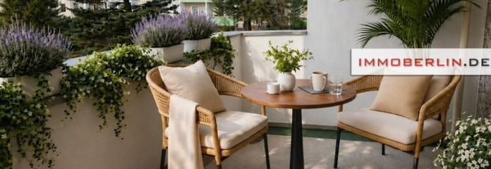 IMMOBERLIN.DE - Attractive apartment with west-facing balcony & lovely view in a nature-connected location