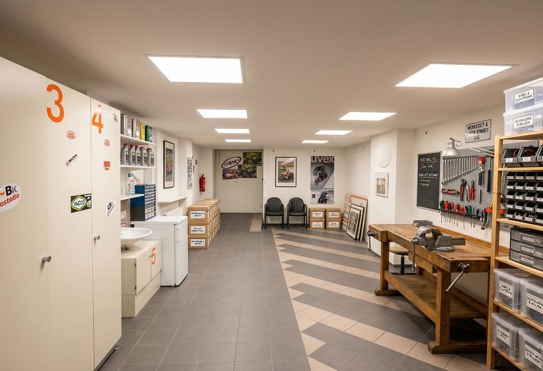 Garage unter der Einheit