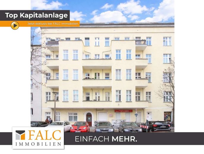 Solide Kapitalanlage in zentraler Toplage - Vermietete Wohnung als Anlagechance – Hausfront neu