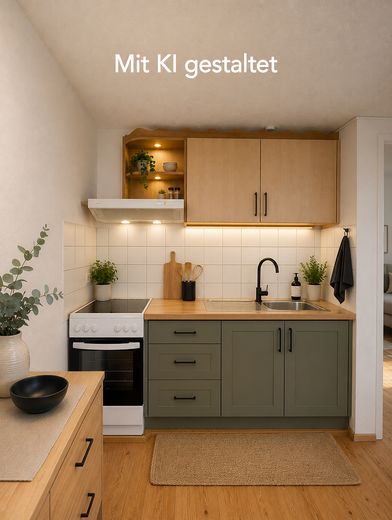 Beste Innenstadtlage in der Altstadt -Bezugsfreie 3 Zimmer Wohnung +++Ohne Maklerprovision +++ – Küche - KI generiert