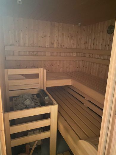 Sauna mit Dampffunktion