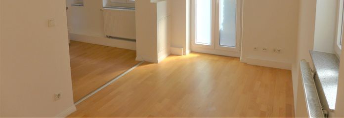 1-Zi-Apartment mit Balkon Gärten v.Veste – Wohnraum