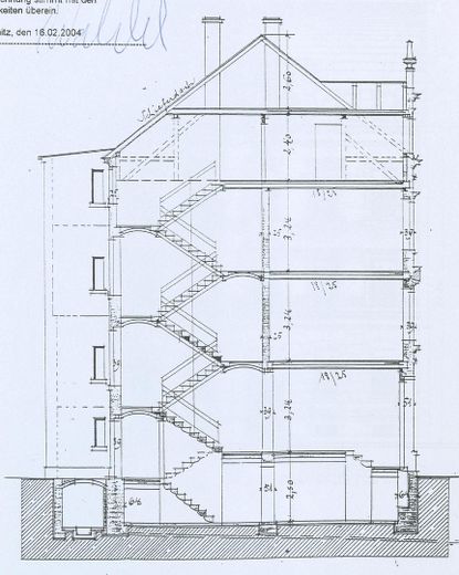 Eigentumswohnung Maisonette 5 Schlafräume, große Wohnküche und 2 Bäder – Altzeichnung