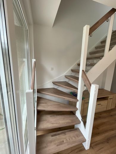 Zugangstreppe zur oberen Etage