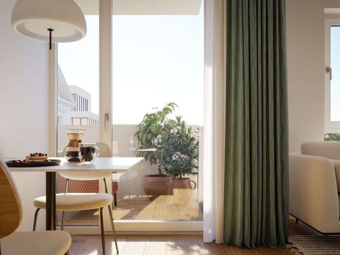 NEUBAUPROJEKT LANGE 30 – Zeitlose 2-Raum-Wohnung mit Loggia und hochwertigem Parkettboden – Foto 1