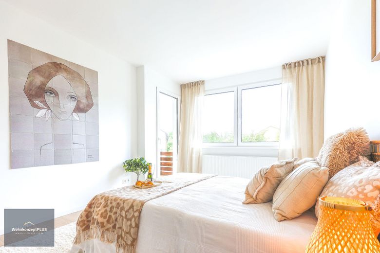 Provisionsfrei: Komplett modernisiertes Reihenmittelhaus mit Wärmepumpe – Schlafzimmer