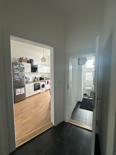 renovated 2-room apartment in Bockenheim – Flur