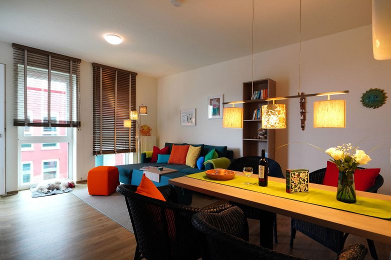 Stylish holiday apartment „on the Baltic Sea" – Wohnbereich