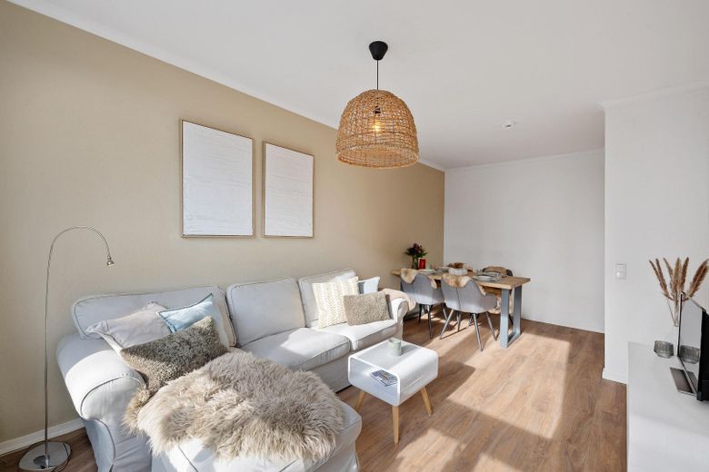 Blick in das Wohn/ Esszimmer 