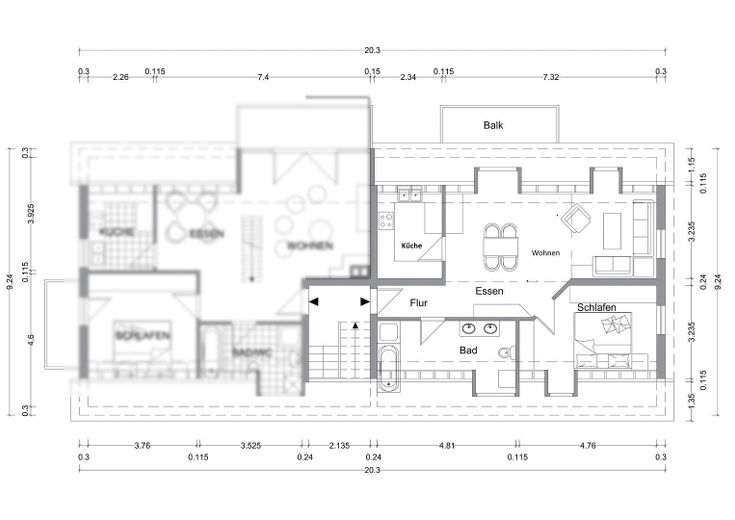 Helle 3-Zi.-Maisonette mit Empore, Balkon & Einbauküche in Schönebürg – Zdjęcie 14