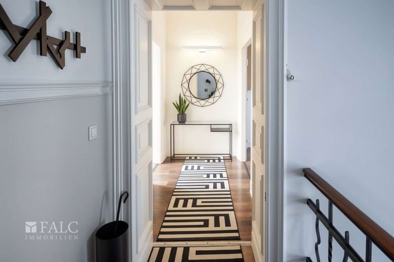 Ein Zuhause mit Ausblick und Charakter – Wohnungseingang (KI generiert)