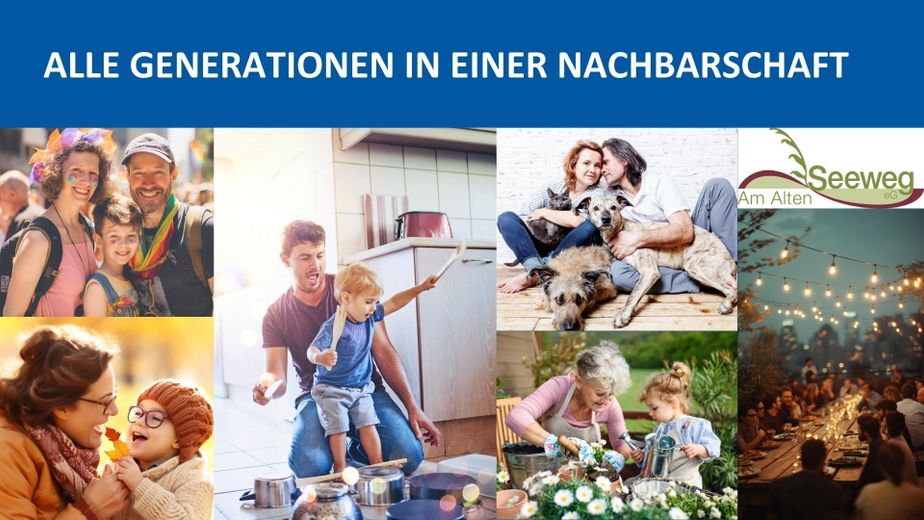 Lebendiges Wohnen am Alten Seeweg - 3-Zimmer - private Wohngenossenschaft (Mit „WBS“) AAS – Alle Generationen