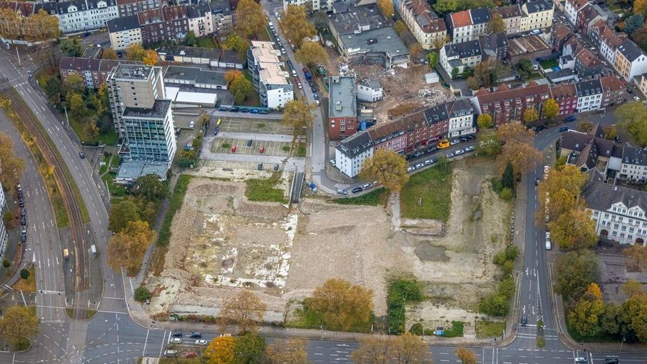 Luftbild Großbaustelle