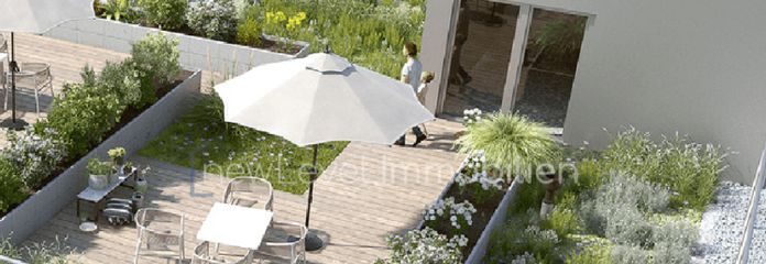 Hell und großzügig Wohnen mit Terrasse und Garten: moderne Neubau-ETW in Pentling, top Ausstattung!