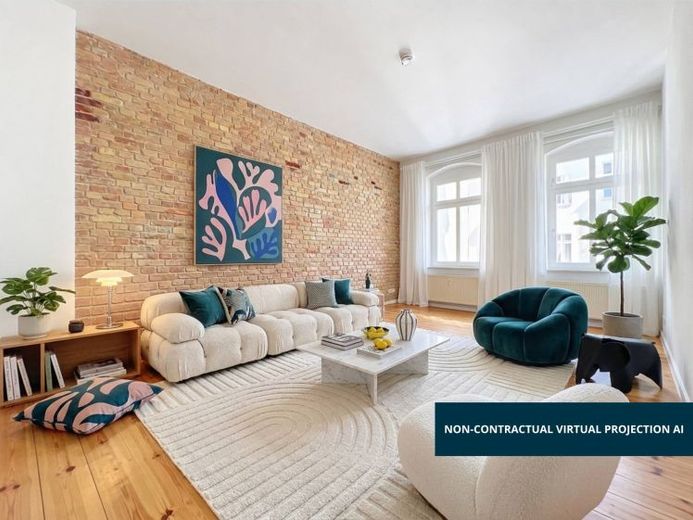 Altbaucharme trifft modernen Wohnkomfort - helle 2-Zimmer-Wohnung im 3. OG – Foto 1