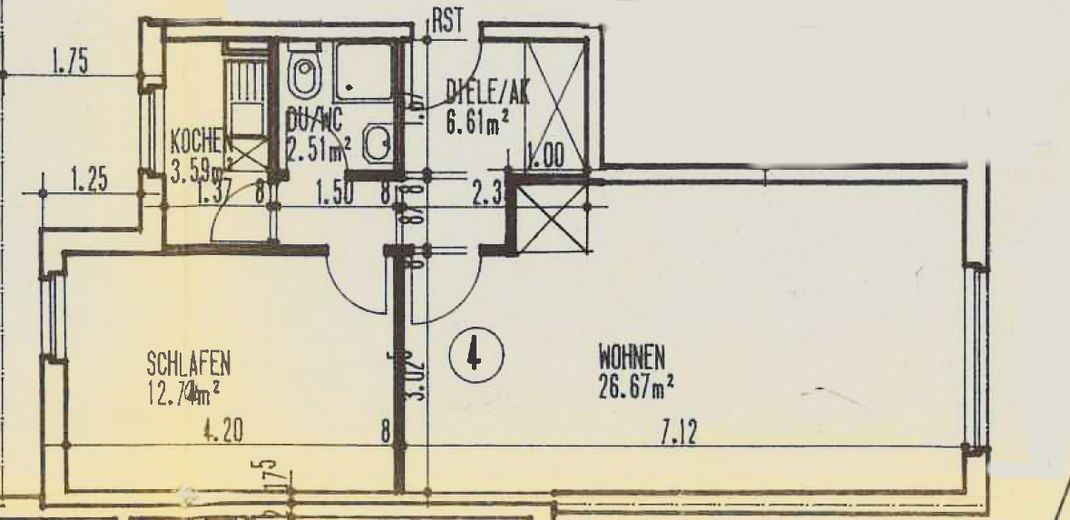Gemütliche 2-Zimmer Wohnung zur Selbstnutzung oder Kapitalanlage | Provisionsfrei – Grundriss