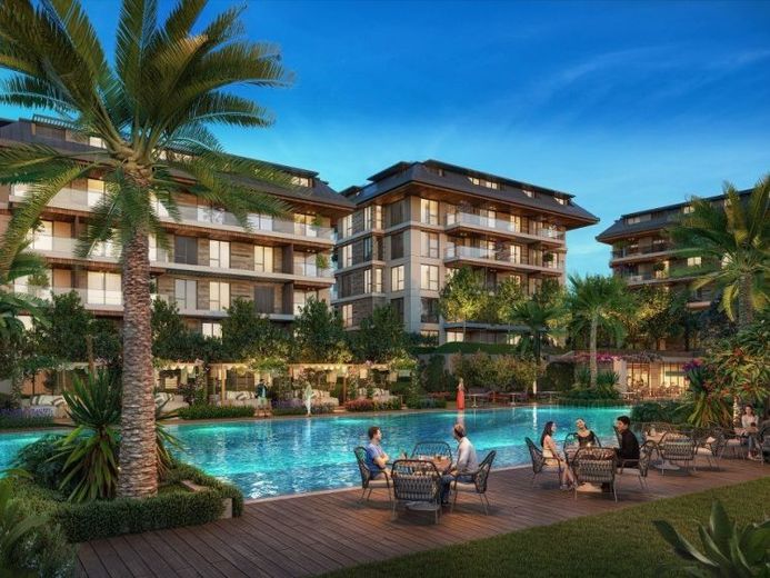 Esclusivo complesso residenziale ad Alanya con piscina, wellness, smart home e qualità della vita urbana – Foto 1