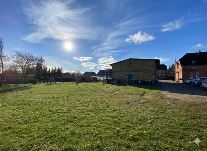 Ein Teil des Grundstücks