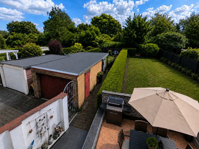 Ansicht Schlafz. zum Garten
