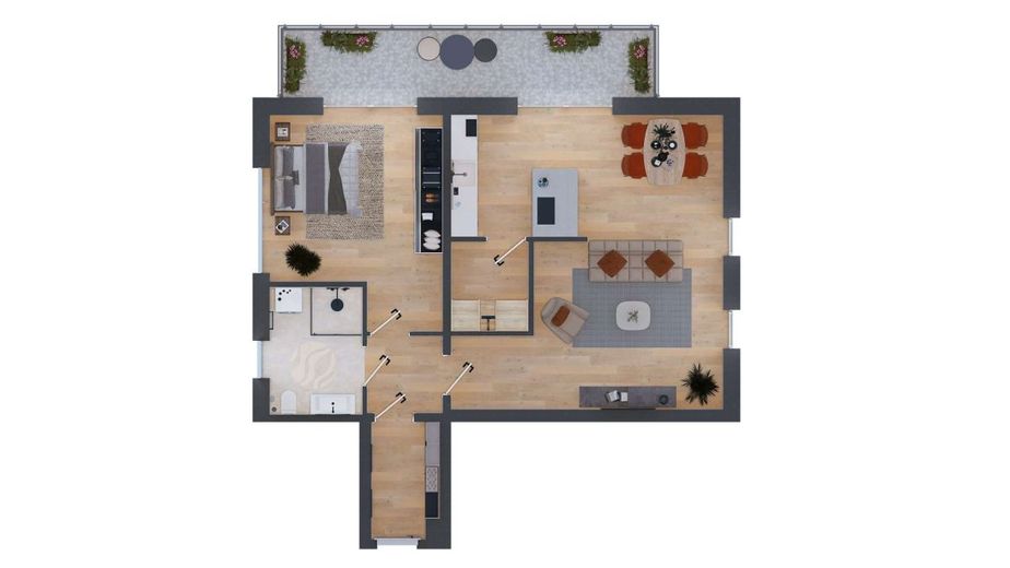 Modernes Wohnen in Appelhülsen - Neubau-/ Sanierungsprojekt - Obergeschoss - Nr.4 – Haus 17 Obergeschoss