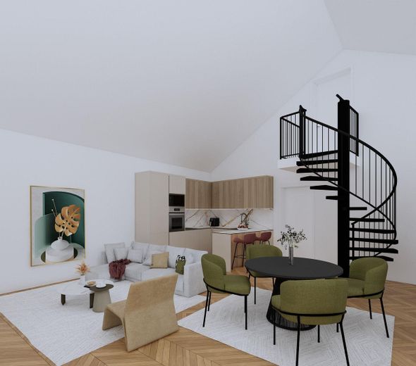 Wohnung OG beisp. möbliert