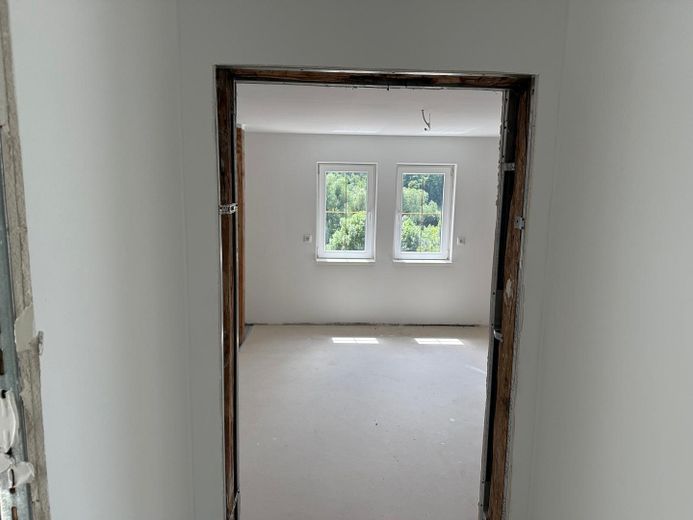 Blick ins Schlafzimmer