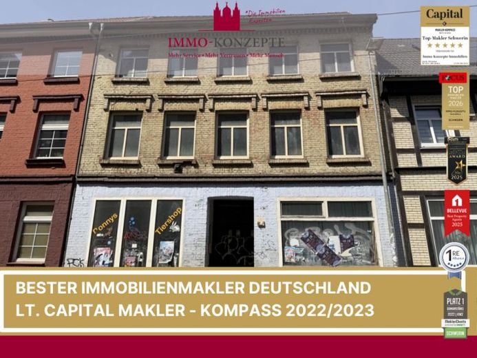 Historischer Rohdiamant in Schweriner Innenstadtlage – Ihr Sanierungsprojekt mit Potenzial – फोटो 1