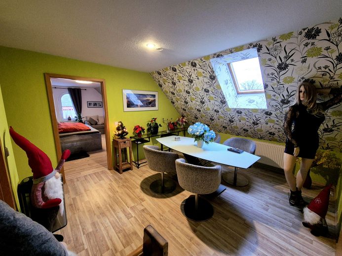 Naturparadies nähe Ludwigslust mit Schwimmteich, Koiteich & Werkstatt in Gorlosen (Kaufpreis VB) – Esszimmer Dachgeschoss