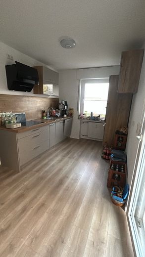 sanierte Wohnung mit Terrasse Garten u. Garage in Voxtrup – Küche