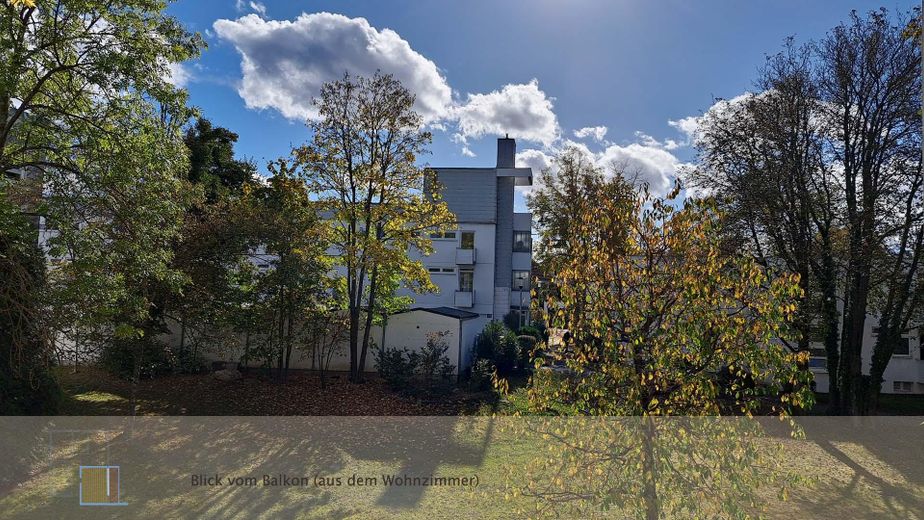 Blick vom Wohnzimmerbalkon