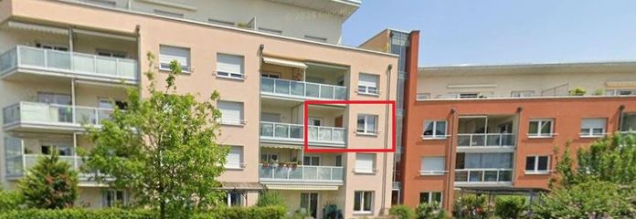 Wohnung von der Gartenseite