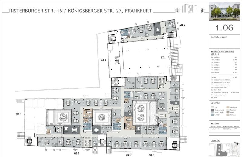 ATIK: Helle Büroflächen in zentraler Lage - provisionsfrei – Grundriss