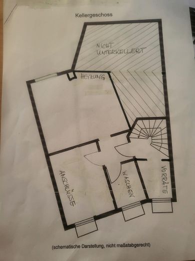Grundriss Keller