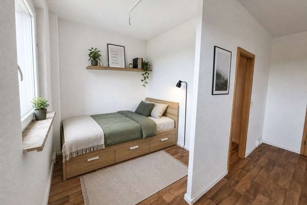 Kompakt, gemütlich, clever geschnitten – 1-Raum-Wohnung mit Schlafnische + Balkon ab Oktober 2026