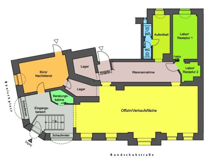 Repräsentative Apotheke mit Einrichtung in markantem Jugendstilhaus am Bönischplatz! – फोटो 1
